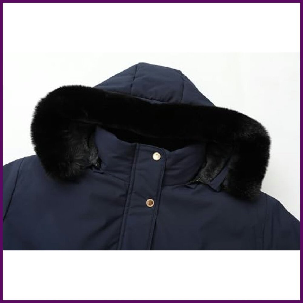 Plus Size Puffer Down Coat Windproof Waterproof R… - image 4